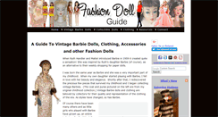Desktop Screenshot of fashion-doll-guide.com